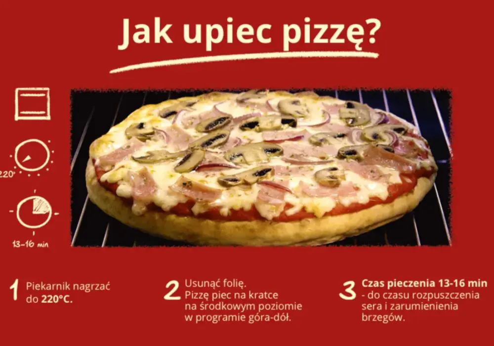 Jak idealnie piec pizzę Dr. Oetker - czas i temperatura pieczenia